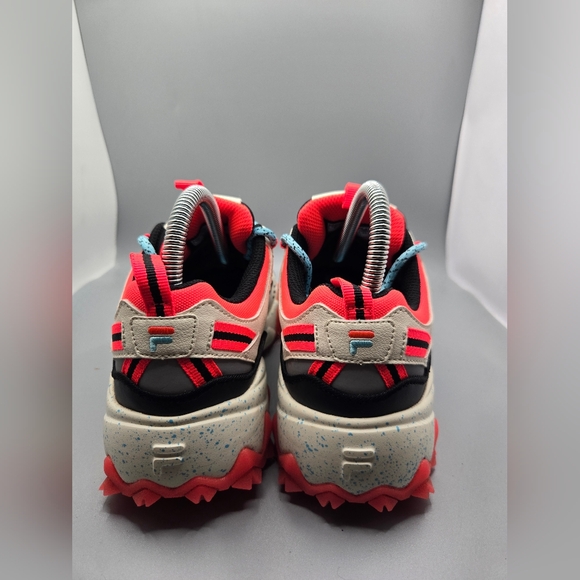 Fila Trail Running Sneakers Women’s Size 7 White Black Red Blue Outdoor Shoes - Picture 5 of 9